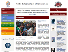 Tablet Screenshot of crem-cnrs.fr